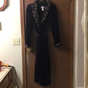 Velvet winter robe